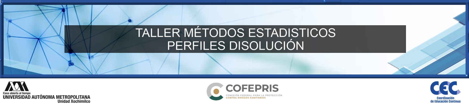 TALLER MÉTODOS ESTADISTICOS PERFILES DISOLUCIÓN